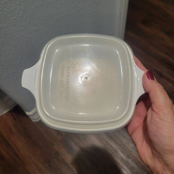 2 Corning Ware SPICE OF LIFE 1-3/4 Cup Casserole Dish with Snap on Lids P-41-B - Picture 3 of 13